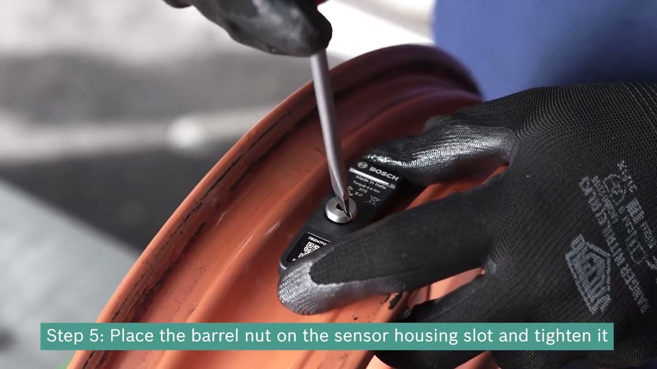 How to install Bosch Tyre Pressure Monitoring System in bikes