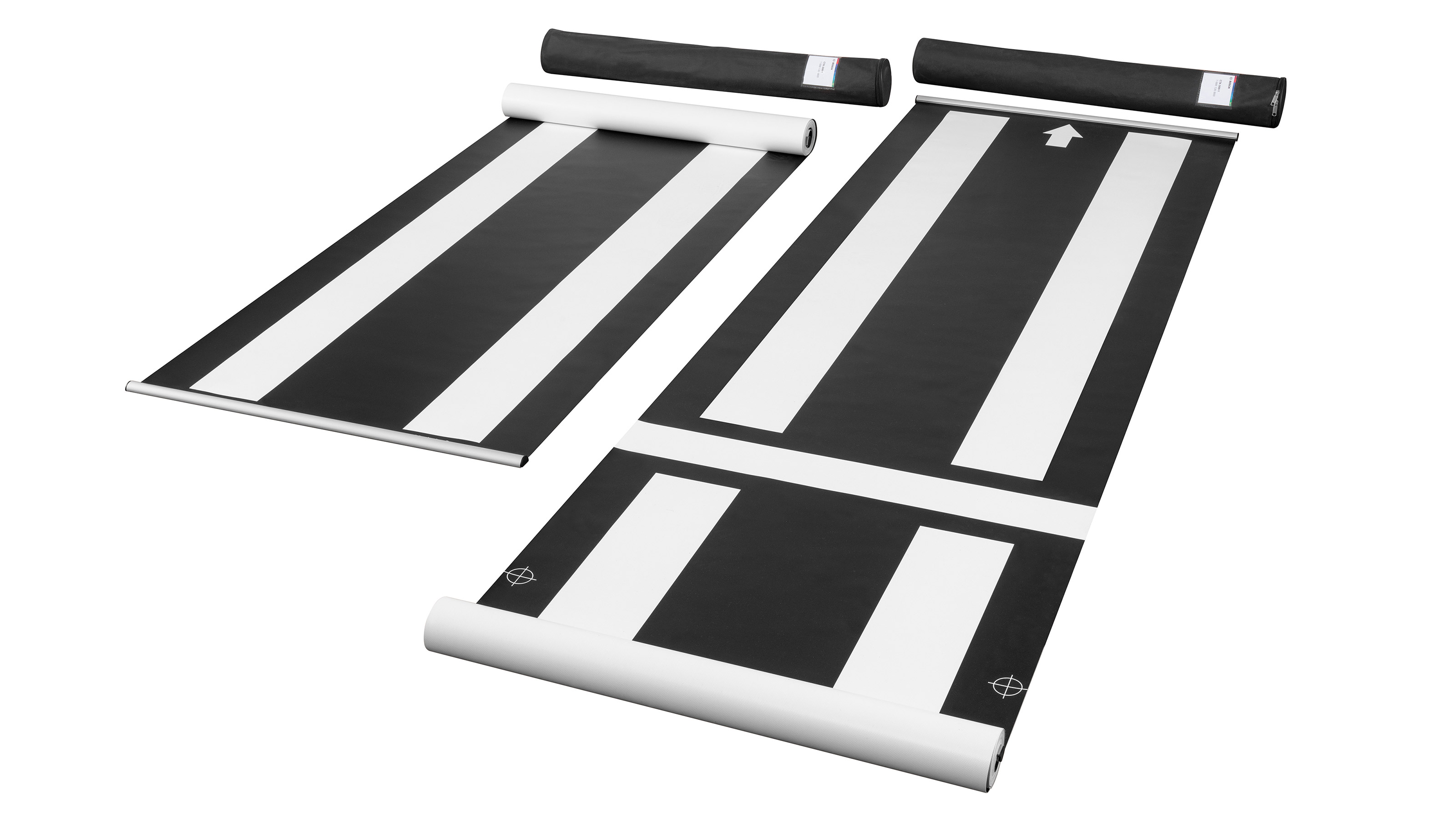 Vehicle specific calibration mats