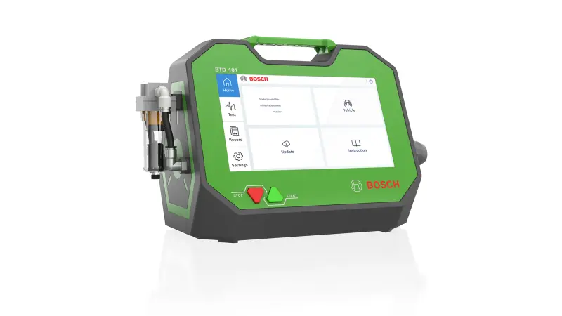 Πρόσοψη του μετρητή στεγανότητας μπαταρίας Bosch BTD 101