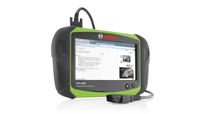 KTS 350 verde con OBD (Izquierda)