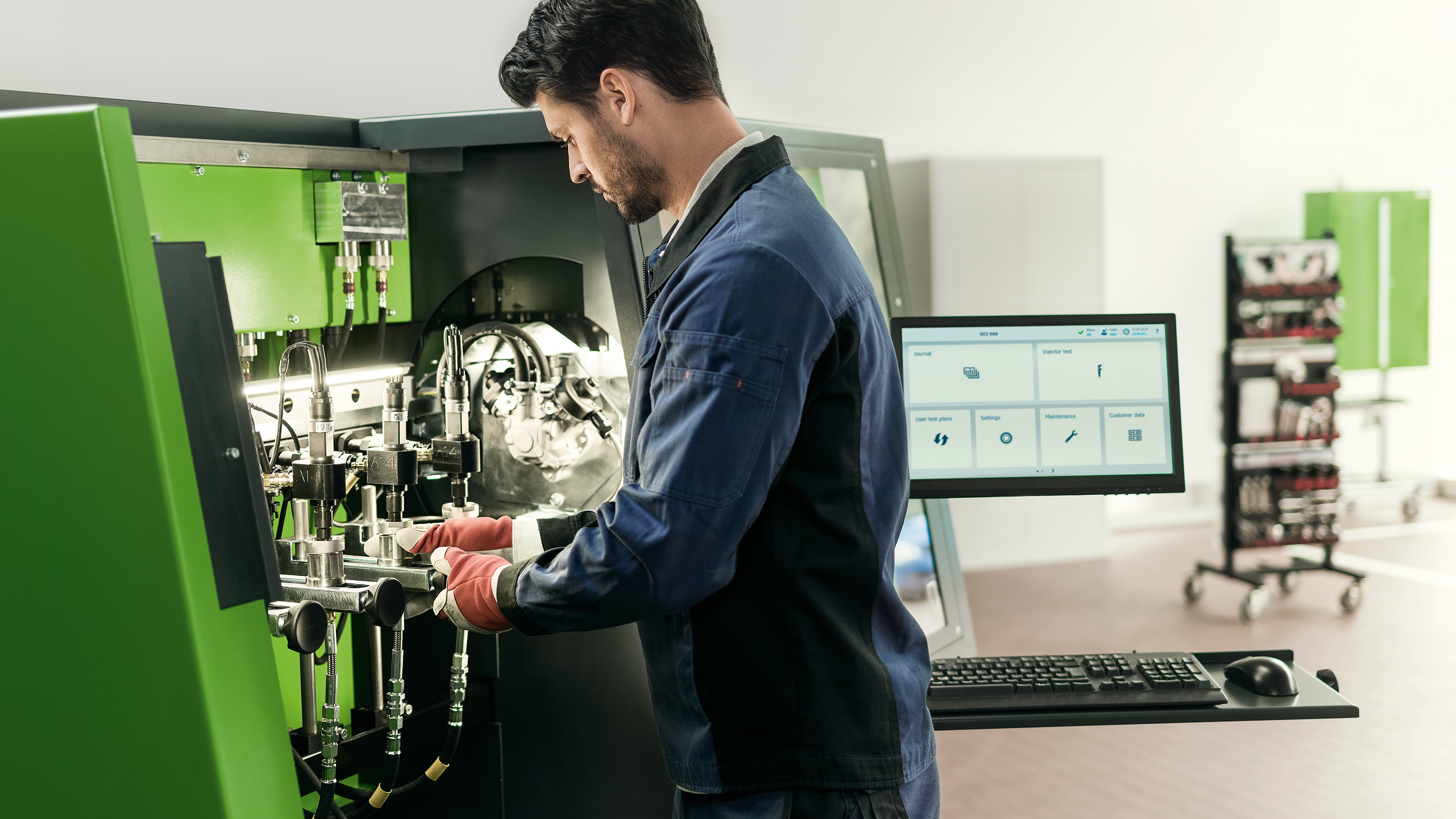 Установка та зняття форсунок на DCI 700